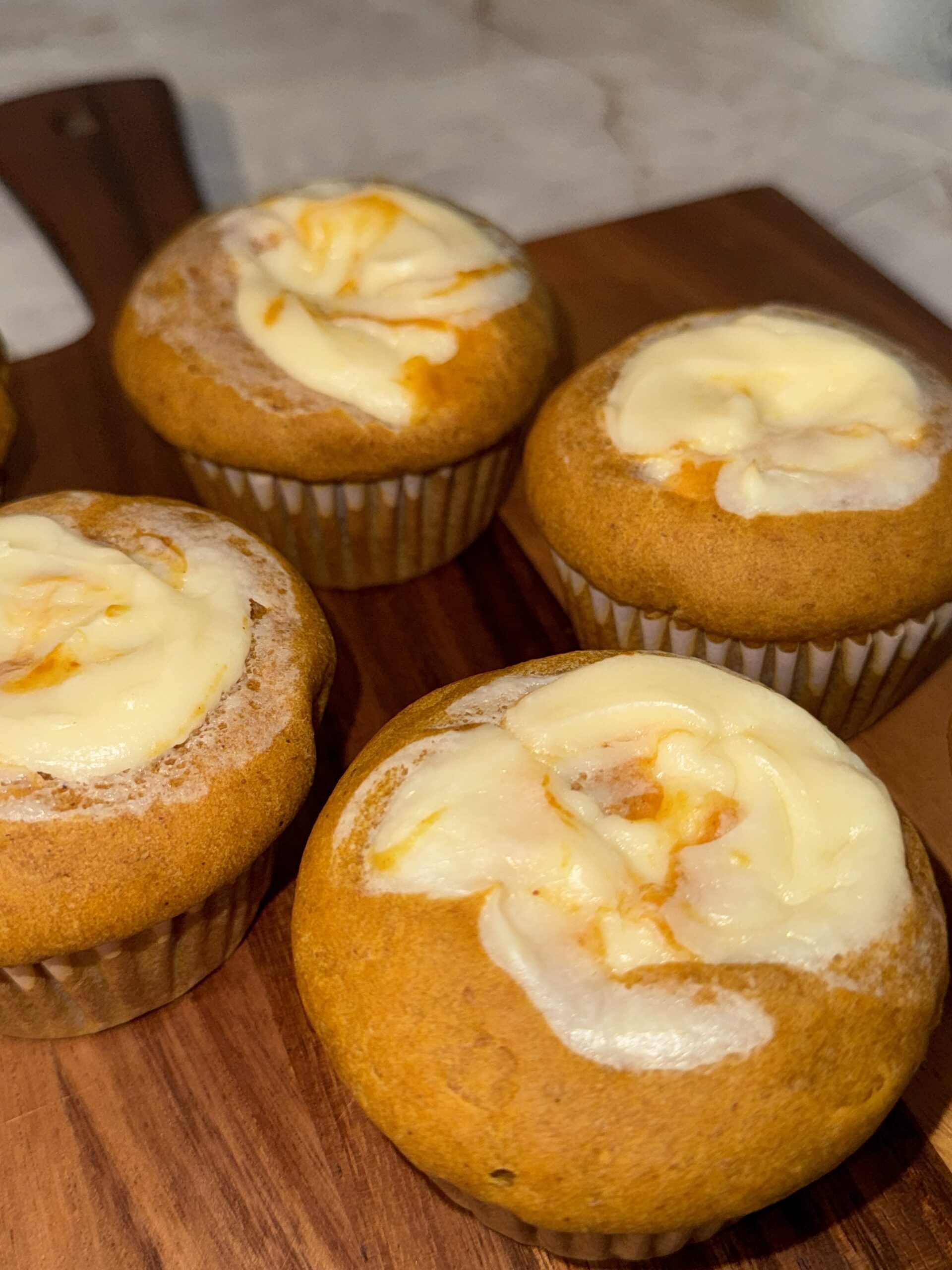 Pumpkin Cream Cheese Muffins